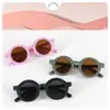 Gafas de Sol para Niños, Estilo Incrustado Marco Redondo, Gafas de Sol para Bebés de 1 a 7 Años, Protección Solar