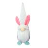 Decoraciones de Pascua, gorro de punto, conejo, muñeco enano, muñeco sin rostro, decoración, diseño de escena navideña, accesorios