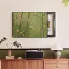 Pintura Decorativa de Paisaje Estilo Chino Moderno para Sala de Estar, Cubierta de Caja de Medidor Eléctrico, Arte de Pared, Pintura de Cubierta de Caja Eléctrica