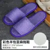 Zapatillas Desechables de Medio Paquete de Algodón y Lino Transfronterizas para Hoteles, Bed & Breakfasts, Viajes en Casa, Zapatillas Desechables, Venta al por Mayor de Comercio Exterior