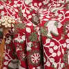 Nuevo Estilo Chino Floral Algodón y Lino Bordado Tela Ropa de Cama Hanfu Vestido Ropa Tela Bordada