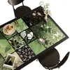 Jogo Americano Estilo Medieval, Série Verde, À Prova d'Água, À Prova de Óleo, Lavável, Protetor de Mesa, Resistente ao Calor, Resistente a Altas Temperaturas