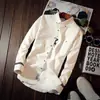 Atacado de comércio exterior do AliExpress camisa masculina da moda camisa masculina listrada com costura casual de manga comprida pé do produto