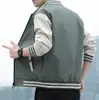 Comercio Exterior Transfronterizo Chaqueta Juvenil para Hombre Chaqueta Casual de Cuello Alto para Hombre Primavera y Otoño Delgada Traje de Béisbol Venta al por Mayor