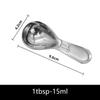 Cuchara medidora de acero inoxidable 304 cuchara de café con escala taza medidora de acero inoxidable cuchara de café cuchara para helado cuchara para leche en polvo traje