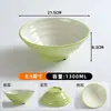 Bol para fideos para restaurantes de fideos, bol bicolor de imitación porcelana, uso comercial para hot pot picante y fideos de caracol de río, bol grande A8 vajilla de melamina, bol para sopa y fideos