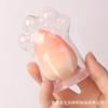 Huevo de belleza de concha de garra de gato color degradado huevo de belleza al por mayor borla de maquillaje al por mayor comercio exterior huevo de belleza rt entrega de una pieza