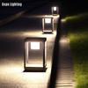 Lámpara de césped LED para exteriores, inserto de suelo, luz para jardín, villa, pasillo, patio, jardín, paisaje, luz impermeable, cuadrada, de aluminio