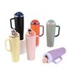 Taza de Coche Transfronteriza de 40 oz con Asa, Taza Aislada al Vacío de Doble Capa de Acero Inoxidable 304, Taza de Hielo para Mantener Frío Montada en el Coche