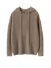 Estilo Sencillo y Perezoso~ Sudadera de Punto 100% Cachemira Pura Consinee para Mujer, Suéter Exterior Suave y Acogedor con Punto Yuanbao