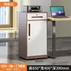 Armário Baixo de Aço Mesa de Cabeceira Armário de Armazenamento para Escritório com Gaveta Pequeno Armário Sob a Mesa Armário Multifuncional com Fechadura Armário de Chapa Metálica