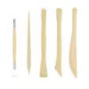 Set de Cinco Piezas de Modelado de Arcilla de Cerámica Plástica Suministros de Arte DIY Herramientas para Dar Forma a Esculturas Fabricante Herramientas de Arte de Arcilla Polimérica Venta al por Mayor