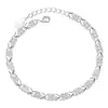 Pulsera XO impresa con corazón a corazón simple, personalizada y creativa, estilo coreano, nueva 2021, pulsera elegante de celebridad en línea para mujer