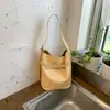 Bolsa Pequena de Ombro com Padrão Tecido Simples Transfronteiriça para Mulheres 2026 Nova Tendência Moda Bolsa Saco de Balde de Verão Bolsa Transversal para o Dia a Dia
