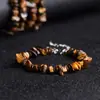 Pulsera Ajustable de Piedra Cruda de Cristal Natural, Grava Irregular, Estilo Fresco, Pulsera de Moda Casual, Joyería