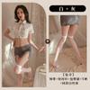 Lingerie Fan Lei Sexy Estilo Universitário, Saia Curta de Uniforme Sexy, Roupa de Dormir Sedutora, Conjunto de Saia Justa no Quadril 726
