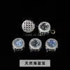 Jingde Jewelry Accesorios de Piedra Lunar Natural Amatista Cuentas Sueltas Individuales Componentes para Joyería DIY Fabricante Venta al por Mayor en Stock