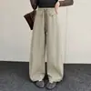 Calça Infantil Outono 2026 Nova Calça Wide Leg para Crianças Maiores, Calça Reta Casual Solta, Calça Longa para Crianças Grandes Primavera e Outono