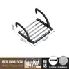 Tendedero de Balcón Antirrobo Barandilla de Ventana Colgador de Ropa para Exterior Barra de Secado para Ventana Barandilla de Repisa de Ventana Tendedero de Zapatos Plegable