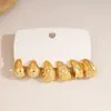 Pendientes de Plata con Plisado de Aguja Europea y Americana, Pendientes de Nicho de Alta Gama, Estilo Minimalista de Moda, Pendientes Vintage