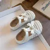 Sapatos de Princesa Mary Jane Vazados de Tricô para Meninas 2026 Primavera/Verão Novos Fechados com Laço para Bebês