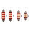 Luz Led para Coche Punta Doble 4014-12Smd Decodificación Inducción Luz Interior de Techo Luz de Placa Bulbo de Lectura de Punta Doble