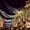 Iluminación y Instalaciones Decorativas Comerciales de Alas de Ángel que Cruzan la Calle, Atrezo Personalizado para Lugares Populares de Redes Sociales