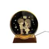 Enfeites Criativos de Cristal para Amantes, Aniversários, Casamentos, Mesas de Cabeceira, Estações de Trabalho, Decorações Luminosas, Presentes de Aniversário