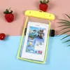 Bolsa de Celular Luminosa à Prova d'Água Estilo Braçadeira para Uso Externo, Praia, Mergulho, Rafting, Natação, Cordão de PVC, Venda Direta, Selada