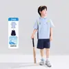 Conjunto de Verano Zuoxi para Niños 2026 Nuevo Polo Fresco de Manga Corta Piqué Estilo Universitario de Niños Moderno
