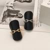 Anel de sentido de alta qualidade estilo coreano Design de nariz de porco simples feminino Estilo legal Anel de dedo de luxo leve sem cor distintiva