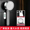 Cabezal de ducha de acero inoxidable negro 304, juego de ducha para baño, cabezal de ducha con aumento de presión, cabezal de ducha al por mayor