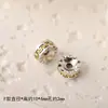 Cuentas separadoras vintage de plata de Xizang en dos tonos para accesorios hechos a mano para manualidades, pulseras y collares de cuentas, cuentas separadoras en forma de rueda, accesorios incrustados, cuentas separadoras de aleación