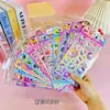 Empareja con Sanrio Labubu Pegatinas Guka Navideñas Libro de Pegatinas Lindo Material Pegatinas Impermeables