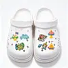 Amuletos de zapato de goma suave de PVC para el Festival Songkran tailandés, Accesorios para zuecos del Festival de Salpicaduras de Agua, Hebillas de zapato, Accesorios decorativos DIY para bolsa de playa