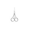 Tijeras manuales de acero inoxidable con cabeza redonda para vello nasal, para hombres y mujeres, para maquillaje de codo, pestañas, tijeras pequeñas, tijeras para cejas