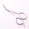 Tijeras de Acero Inoxidable para Recortar Cejas de Venta Caliente Transfronterizas, Tijeras de Belleza Antideslizantes, Recortador de Cejas Antiarañazos, Peine y Tijeras de Doble Propósito, Tijeras Pequeñas de Belleza