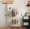Perchero de Metal para Uso Doméstico, Perchero de Pie Simple y Lujoso para Dormitorio, Sala de Estar, Entrada, Pequeño Perchero Móvil de Pie