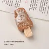 Accesorios de Resina DIY de Dibujos Animados, Pegamento de Crema Helada Batido, Pinzas para el Cabello, Fundas de Teléfono, Hebillas de Zapatos, Llaveros, Colgantes