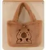 Nova Bolsa de Pelúcia Desenho Animado Estilo Japonês Bolsa de Mão Desenho Animado Boneca de Pelúcia Feminina Doce Bolsa de Lanche Infantil Tendência Lote