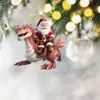Pingente de Decoração de Natal Transfronteiriça Papai Noel Dragão Voador Acrílico Plano Criativo Suprimentos de Decoração de Natal Pingente