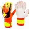 Guantes de portero de fútbol de grado de competición, látex con protección para los dedos, transpirables y antideslizantes, guantes de portero para niños al por mayor