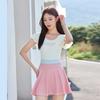 Swimsuit Women's Hot Spring Skirt One-piece Swimsuit Conservative Sports 2024 Novo maiô emagrecedor coberto de carne high-end