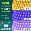 Luz com barra de luz led três cores escurecimento casa cor mudando sala estar teto 220V ao ar livre à prova d'água rgb longo macio colorido