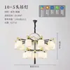 Nuevo candelabro estilo chino para sala de estar, luz principal para comedor y dormitorio, iluminación estilo Zen chino para restaurantes y áreas de comedor