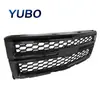 Para Silverado 1500 2014-2015 Parrilla Frontal Superior de Panal Negro Mate 23259620