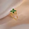 Collar para Mujer, Estilo Influencer Transfronterizo Flor de Girasol Circonita Giratorio Conjunto de Tres Piezas Decoración Collar de Acero de Titanio