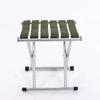 Tubo plano 40# seda de desgaste pequeño taburete Mazar asiento plegable portátil silla Mazar para bocetos al aire libre Mazar