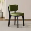 Silla moderna minimalista nórdica para el hogar de madera maciza, silla de diseñador italiano de lujo ligero con respaldo, silla de comedor para apartamentos pequeños