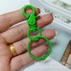 Llavero con pinza de pintura de color, directo de fábrica, hebilla para perro, anillo para libro, anillo de hojas sueltas, juguete, joyería, hebilla colgante